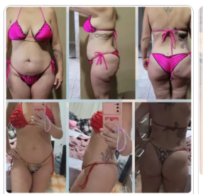 Resultado de perda de gordura com truque do sal rosa em 7 dias